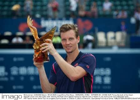 Tennis, ATP Tournament in Shenzhen, Winner Tomas Berdych