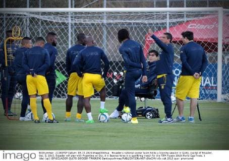 Football, Training National Team Ecuador