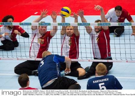 Sitting volleyball, European Championship, Germany defeats Russia