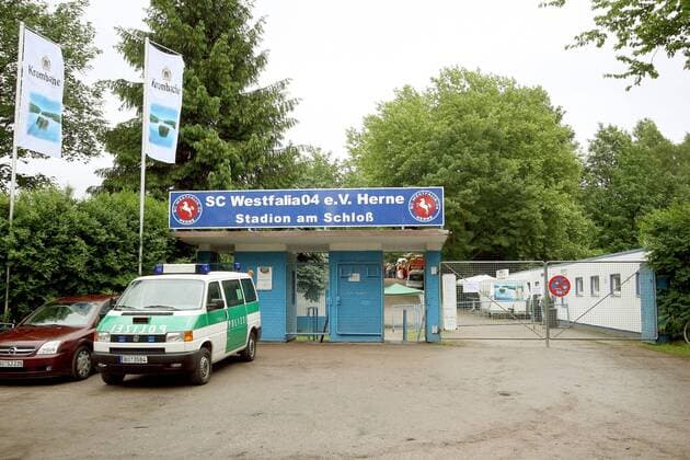 Football, stadium history Westfalia Herne