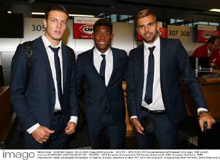 Football, Austria National Team, Departure to Montenegro