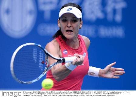 Tennis, WTA Tournament in Beijing, Angelique Kerber - Agnieszka Radwanska