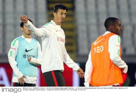 Football, Euro Quali, Training Portugal