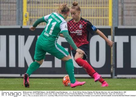 Football, Women, 1. BL, SC Freiburg - SV Werder Bremen