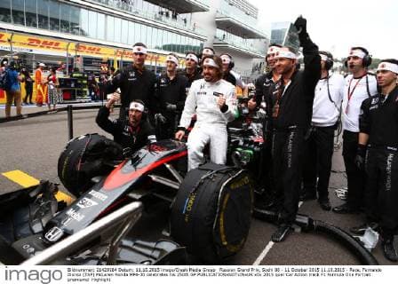 Formula 1, Sochi GP, Fernando Alonso drives his 250th race