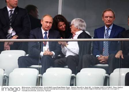 Formula 1, Sochi GP, Vladimir Putin at the track