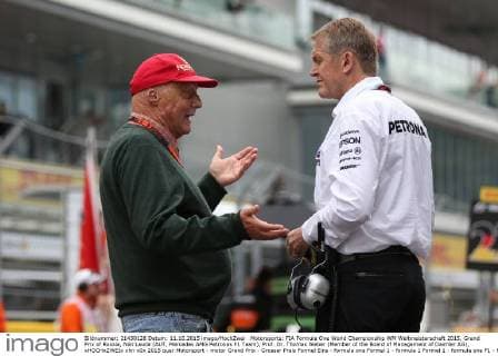 Formula 1, Sochi GP, Niki Lauda and Thomas Weber