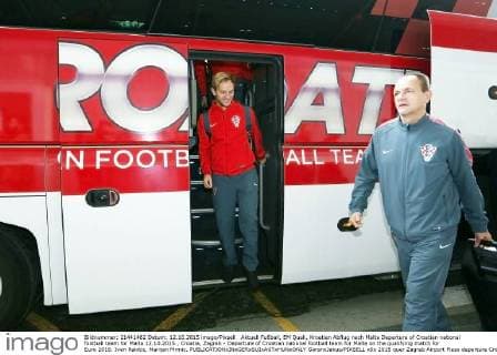 Football, Euro Quali, Croatia Departure to Malta