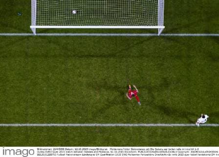 Football, Euro Quali, Sweden - Moldova from the bird's eye view