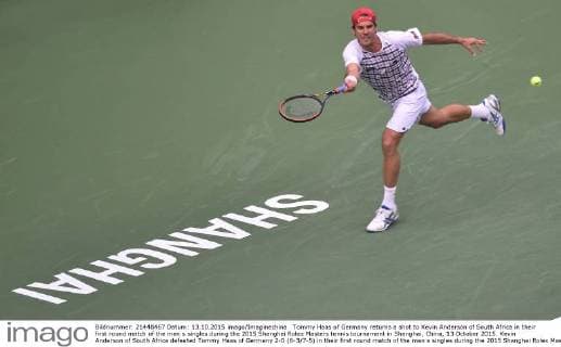 Tennis, ATP tournament in Shanghai, Tommy Haas loses to Kevin Anderson