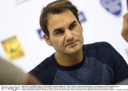 Tennis, ATP Tournament in Shanghai, Roger Federer Press Conference
