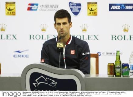 Tennis, ATP Tournament in Shanghai, Pk Novak Djokovic