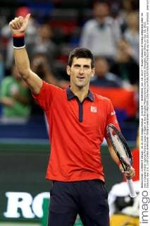 Tennis, ATP Tournament in Shanghai, Novak Djokovic