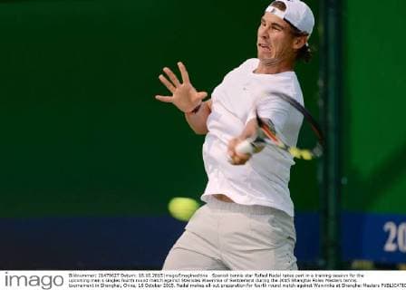 Tennis, ATP Tournament in Shanghai, Rafael Nadal Training