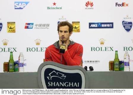Tennis, ATP Tournament in Shanghai, Andy Murray PK
