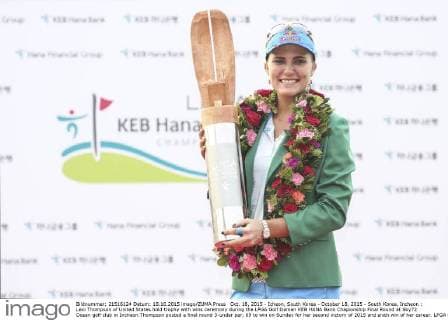 Golf, LPGA, Lexi Thompson KEB HANA Bank Championship in Icheon