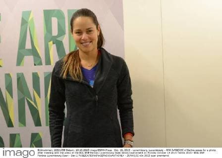 Tennis, WTA Tournament in Luxembourg, Ana Ivanovic in interview