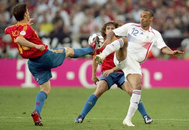 Football, World Cup 2006, Round of 16, Spain - France 1:3