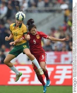 Football, Women, China - Australia
