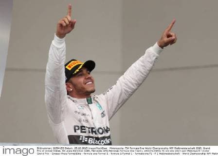 Formula 1, GP USA, Lewis Hamilton again world champion
