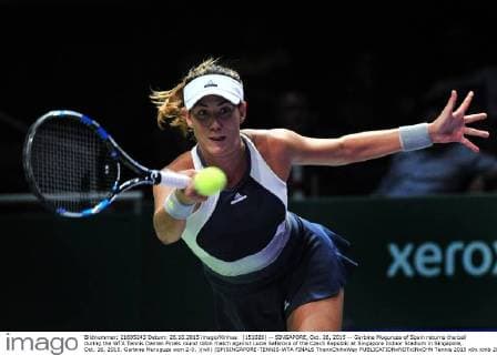 Tennis, WTA Finals in Singapore, Muguruza defeats Safarova