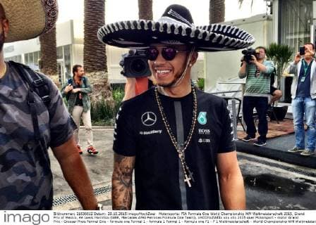 Formula 1, GP Mexico, Driver with Sombrero