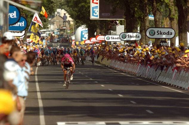 Cycling, Tour de France, Matthias Kessler of the T-Mobile team wins the 3rd stage