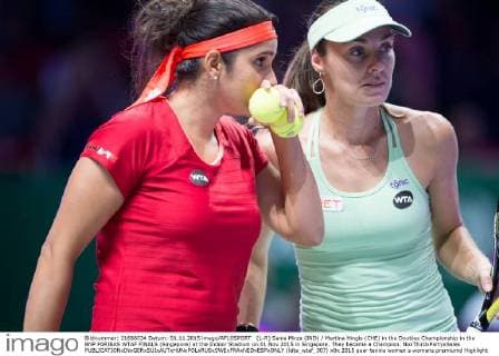 Tennis, Martina Hingis Sania Mirza win WTA doubles finals in Singapore
