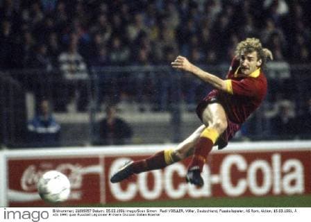 Football, History, AS Rom - Bayer 04 Leverkusen, Rudi Völler as player and coach in Rome, Archive