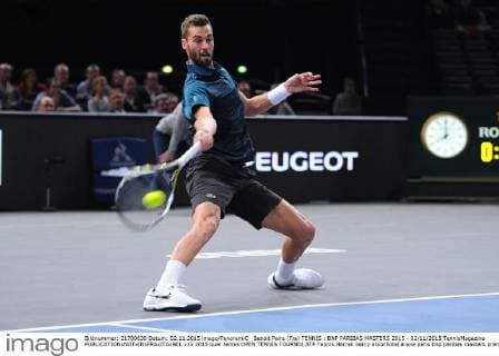 Tennis, ATP Tournament in Paris, Paire beats Monfils