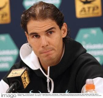 Tennis, ATP Tournament in Paris, Rafael Nadal PK