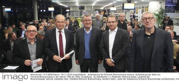 Football, press event to review Eintracht Braunschweig's history