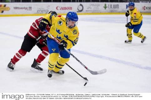 Ice hockey, Women, International match, Sweden - Canada in Sundsvall