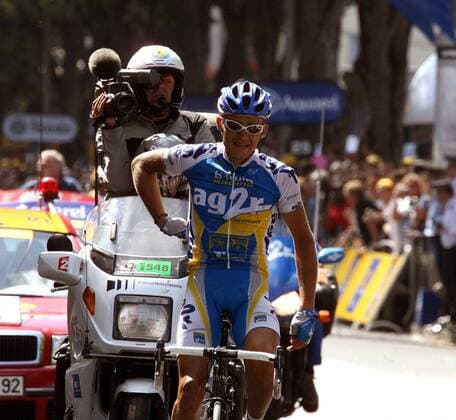 Cycling, Tour de France, Sylvain Carzati wins stage 8