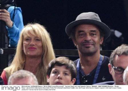 Tennis, ATP Tournament in Paris, Yannick Noah follows the final