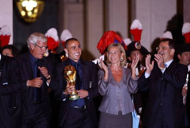 Football, World Cup 2006, Reception of the World Champion Italy in Rome