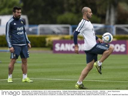 Football, National Team Argentina Training
