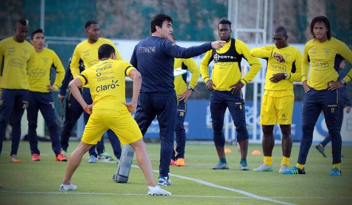 Football, Training National Team Ecuador