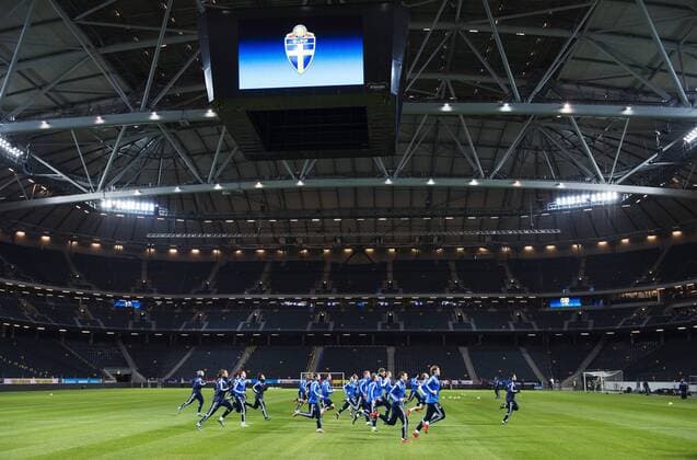 Football, National Team Denmark Training