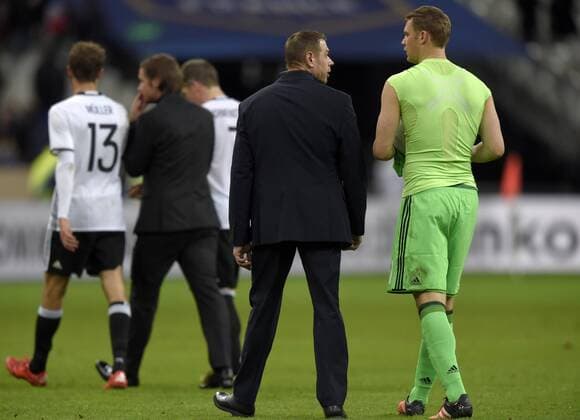 Football, France - Germany in the shadow of terror on 13 November 2015