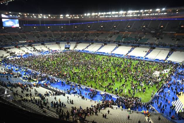Football, terror in Paris, explosions during France - Germany, 10th anniversary on 13 November