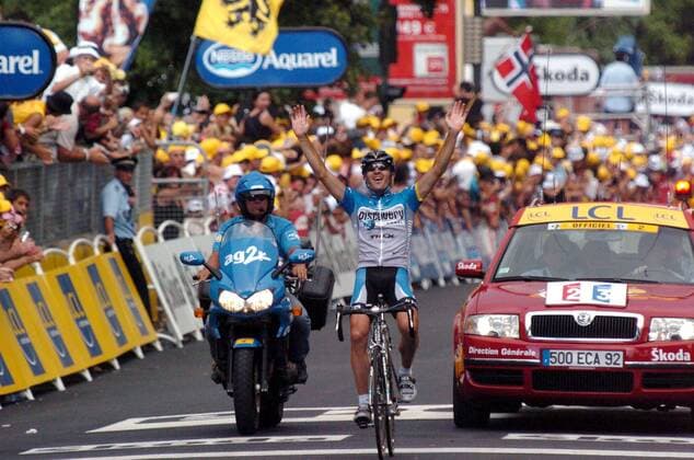 Cycling, Tour de France, 12th stage, Popovych ahead of Ballan and Freire