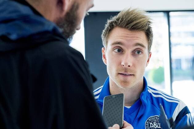Football, Press Event and Training National Team Denmark