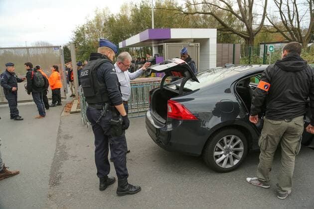Football, Increased security precautions during training National team Belgium