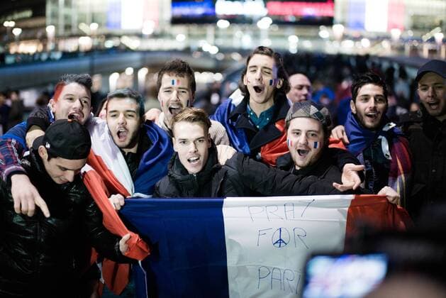 Football, International match, England - France, Fans before the start of the match