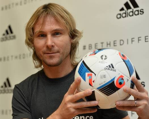 Football, Euro 2016, Pavel Nedved presents official match ball