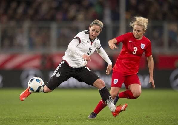 Football, Women, International, Germany - England