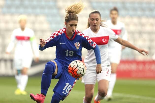 Football, Women, European Championship Quali, Croatia - Turkey