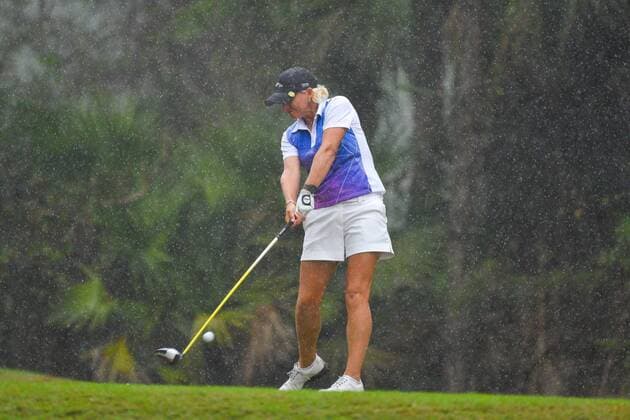 Golf, Rain at the LPGA International in Daytona Beach
