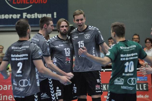 Volleyball, 1. BL, SVG Lüneburg - Netzhoppers KW Bestensee